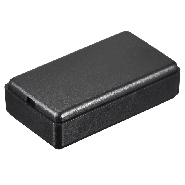 10 pz mini scatola di collegamento antipolvere 50x28x15 mm ABS per progetti elettrici nera