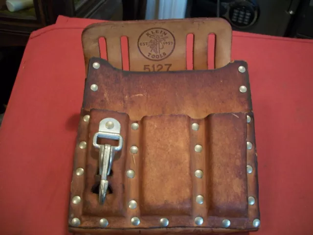 Klein Leather Belt Tool Pouch #5127, NOS Klein Leather Belt Tool Pouch #5127, NOS