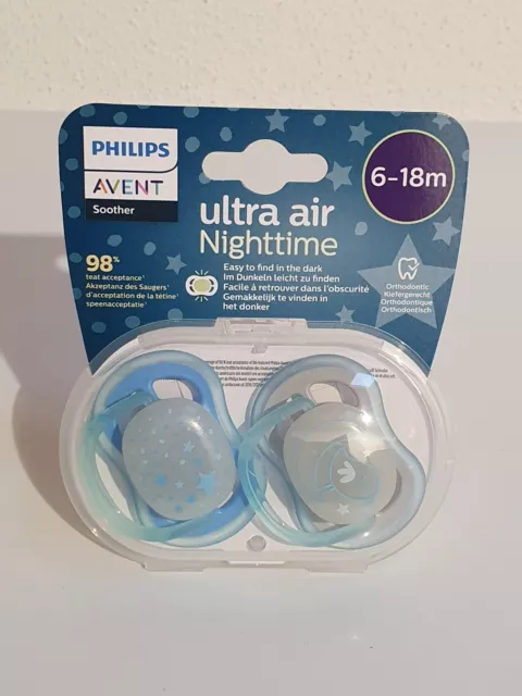 Philips AVENT ultra air Schnuller SCF376/21 Beruhigungssauger 6-18M