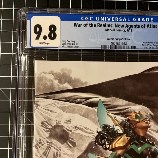 CGC 9.8 WAR OF THE REALMS NEW AGENTS OF ATLAS #1 2nd Print MICO SUAYAN VIRGIN 2