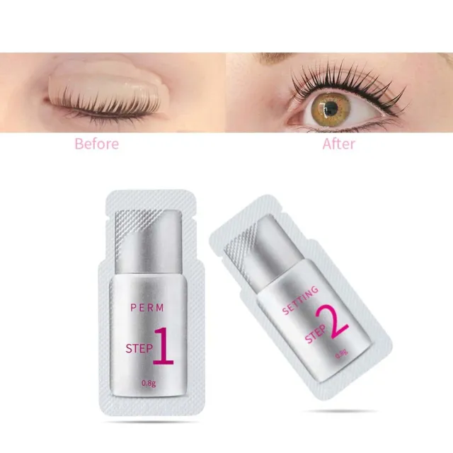 ICONSIGN 10 Pairs Pouch Eyelash Perm Lotion Lashes Lift Quick Perming 5 To 8 Min