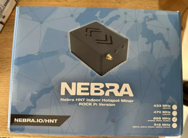 Nebra HNT Helium Indoor Hotspot Miner : NEBRA Indoor EU868 