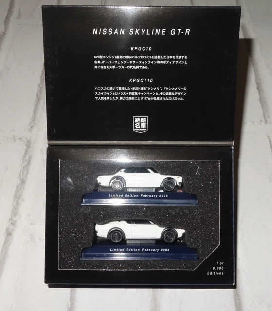 Modèle Réduit Kyosho 1/64 Nissan Skyline GT-R R34 Calsonic - Édition Limitée 2002, Neuve