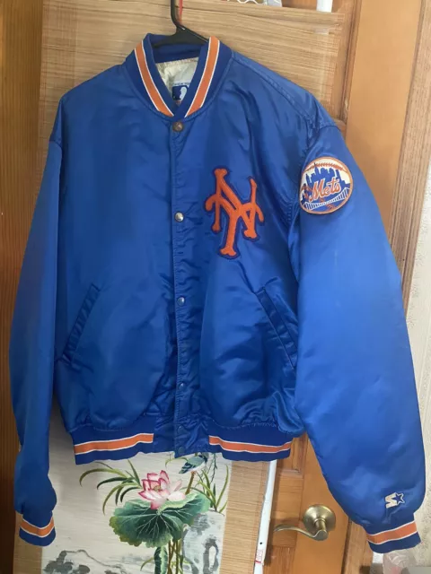 Vintage Men's New York Mets Starter Bomber Varsity Jacket XL SEE PHOTOS
