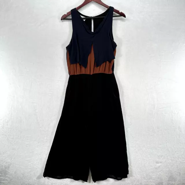 Anthropologie Corey Lynn Calter Jumpsuit Womens Small Crop Sleeveless Wide Leg