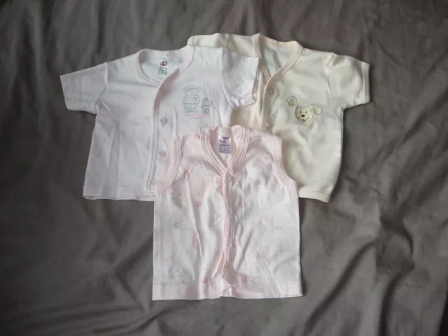 Zero - top unisex bambine ragazzi x 3 - neonato - ECCEZIONALE