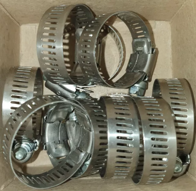 Ideal Tridon 5716051 1/2" Hy-Gear Hose Clamp, 11/16" - 1-1/2" Qty 10
