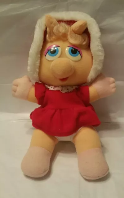 BABY MISS PIGGY 1988 VTG McDonald's Stuffed Plush Toy MUPPETS Jim Henson