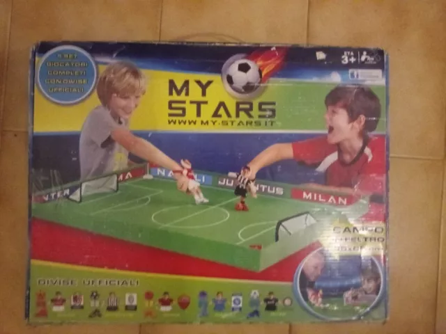 My Stars Calcio con le dita lotto giocatori con accessori e campo subbuteo
