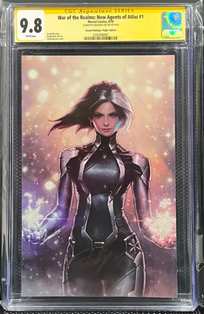 War of the Realms New Agents of Atlas #1 1:25 2nd Jeehyung Lee CGC 9.8 SS Marvel
