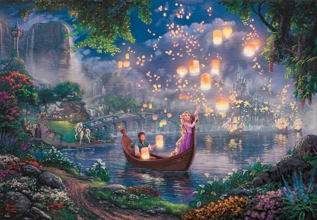 1000 Piece Jigsaw Puzzle Rapunzel on the Tower Tangled (51x73.5cm)