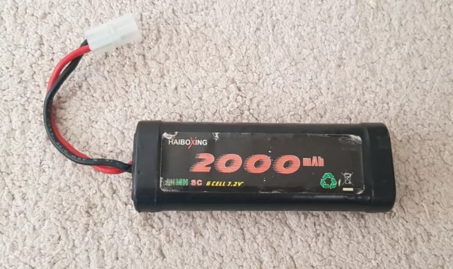 Haiboxing 2000 mah Battery Pack 7.2V NiMH Tamiya Car Truck Tamiya connector