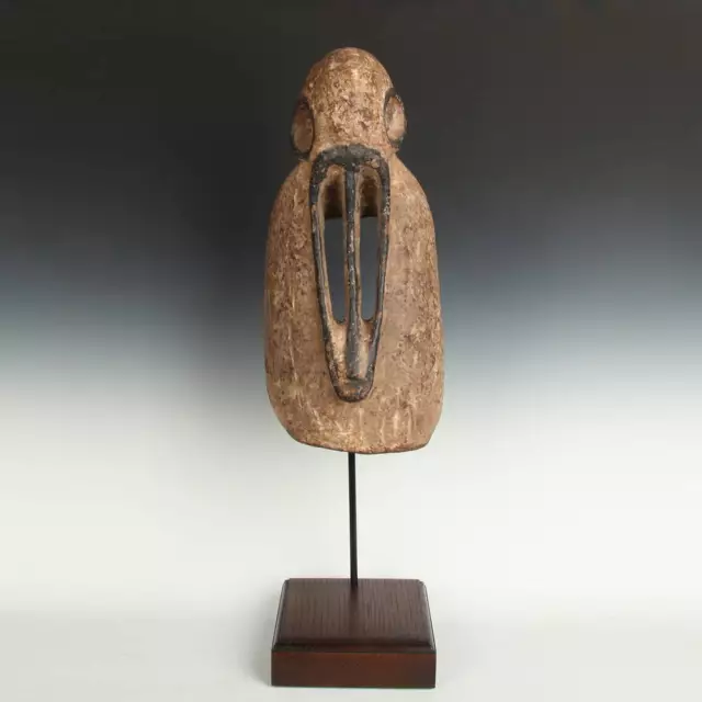 Black Monkey Mask Carved Painted Wood Dogon People Mali West Africa 20Th C.