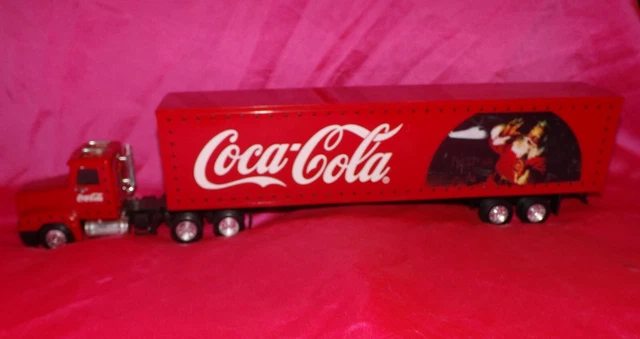🎅🏽 Coca Cola Semi Tractor Trailer Christmas Santa 1998 Edition Light UpTruck