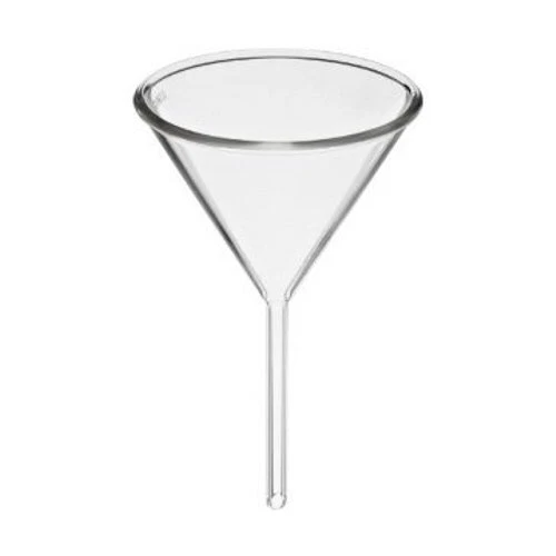 75mm Glass Funnel Short Stem Borosilicate Glass Heavy Wall Karter Scientific ...