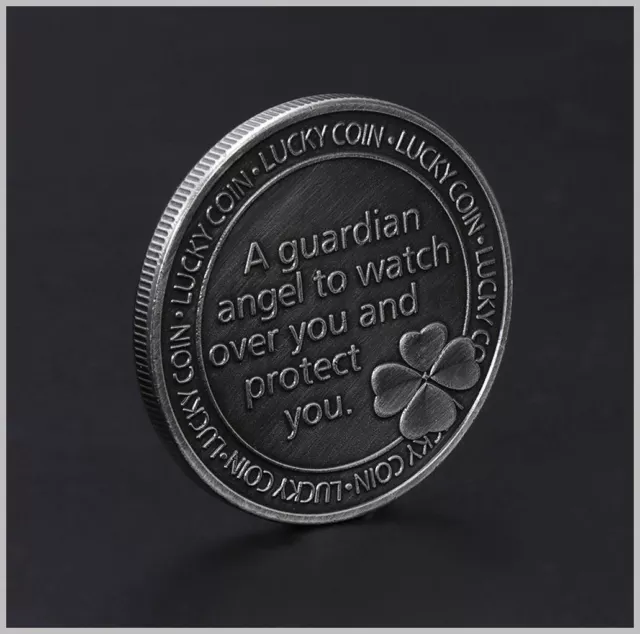 Lucky Coin Protection Talisman - Guardian Angel Coin Keepsake Memento 2