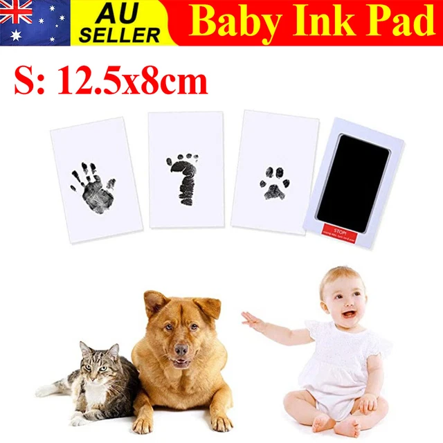 Baby Paw Print Ink Pad Pet Dog Cat Handprint Footprint Pads Kit Stamp Souvenir