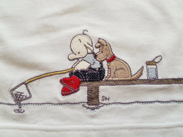 Regalo doccia bambino Humphreys Corner Humphrey va a pesca 3-6 mesi nuovo con etichette 3
