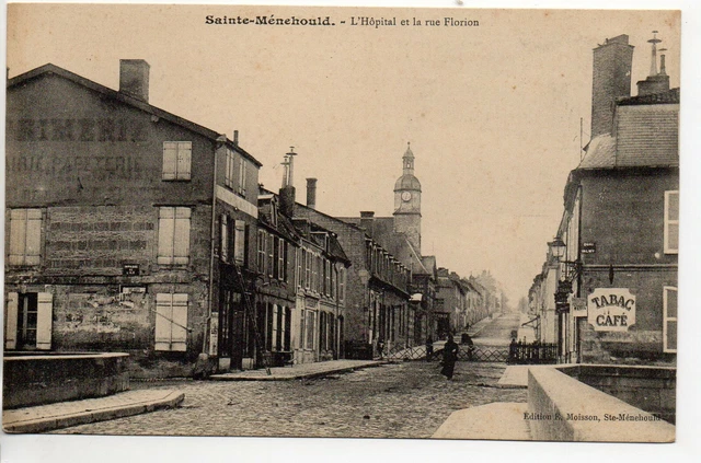 SAINTE MENEHOULD - Marne - CPA 51 - la rue de Florion 8