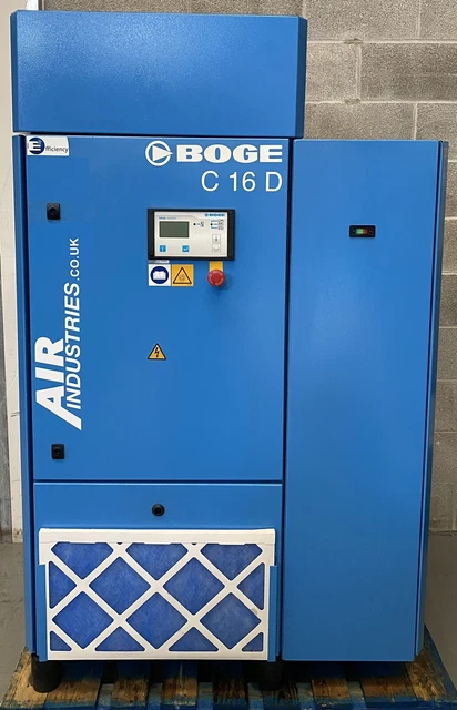 Boge C16D Compressore a vite rotante + asciugatrice 11Kw, 60Cfm, 10Bar!