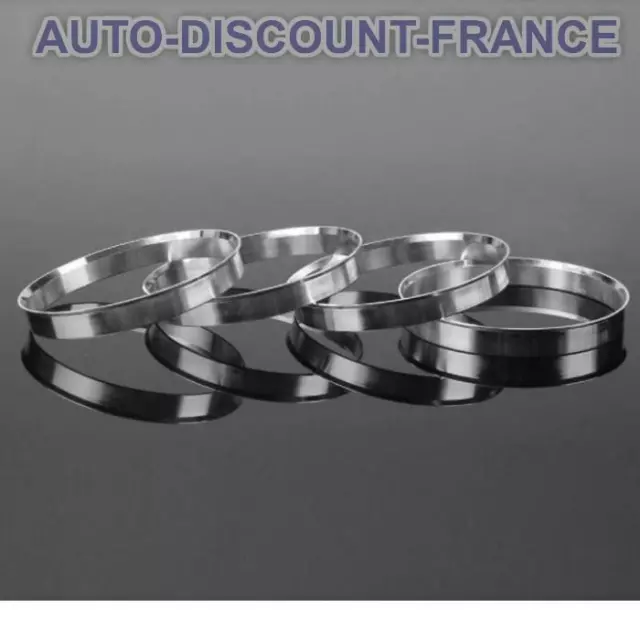 BAGUES DE CENTRAGE aluminium pour jantes alu 64 mm / 72 mm / 8  anti-vibration EUR 2,90 - PicClick FR