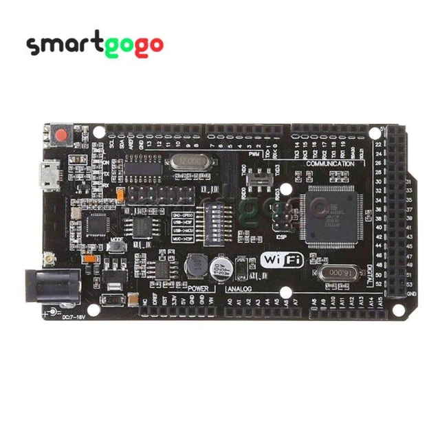WIFI MEGA ATMEGA2560 ESP8266 USB CH340G Arduino NodeMCU IoT EUR 25,10 ...