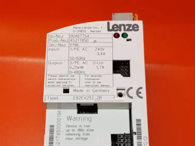 Lenze Frequenzumrichter  E82EV251K2B / E82EV251_2B  - 0,25kW 2