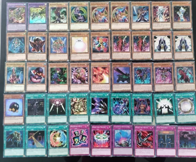 Yu-Gi-Oh Yami Yugi Yugi Muto Deck Dunkler Magier Deck Anime Deck Unlimitert LDk2