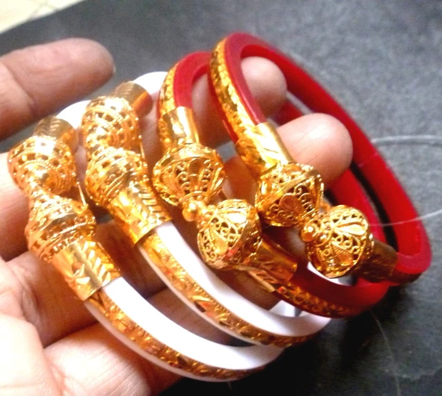 Sankha discount churi gold