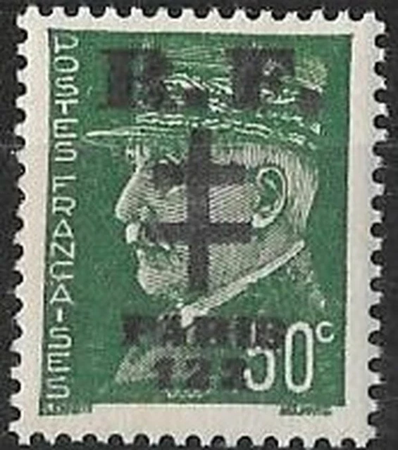 LIBÉRATION..RRR.VAR...PARIS 122..50c** vert.. Dle Sge "Non Emis"..Signé..P MAYER