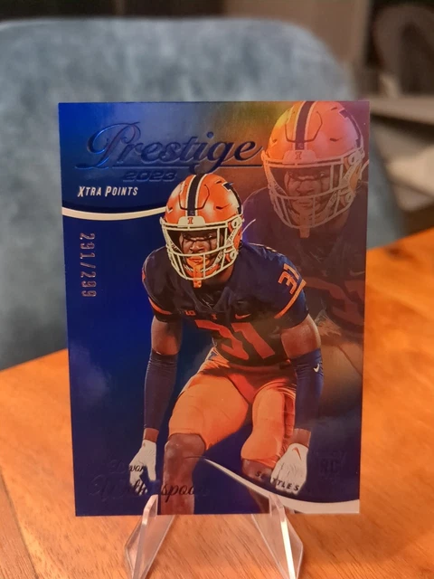 2023 Panini Prestige Football Devon Witherspoon RC /299 Blue Xtra Point Seahawks