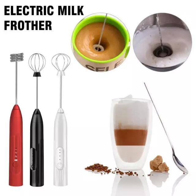 Friggitrice caffè latte USB frusta elettrico frusta uova portatile Frappe Y1D4