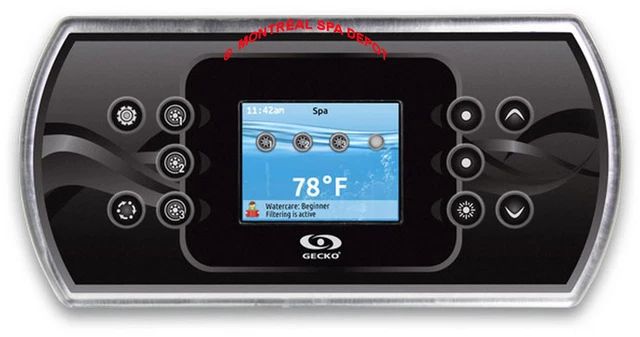 OVERLAY / DECAL for Gecko IN.K800 spa topside control keypad 3M ...