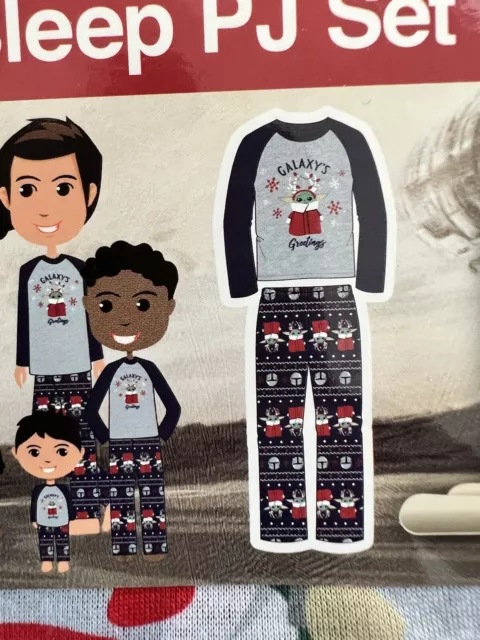 Star Wars Mandalorian Christmas 2 Piece Pyjamas PJ Set Fleece Unisex kids 3T $48