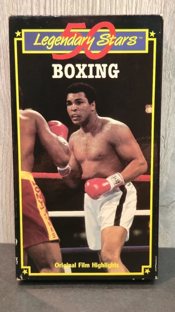 50 LEGENDARY STARS Of Boxing ~ 1992 ~ Boxing ~ VHS 📼 $5.51