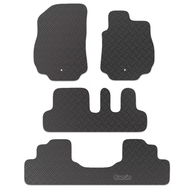 Carsio Tailored Rubber Car Floor Mats For Chevrolet Orlando 2010 to 2018