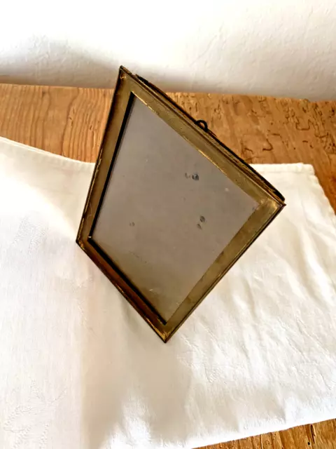Antique late 19th Century picture frame - 4.5 in. x 6.25 in. - possibly bronze