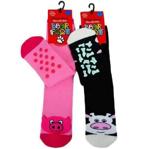 Girls' Non-Slip Sole Slipper Socks