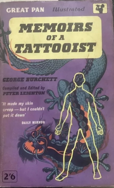 George Burchett  - Memoirs of a Tattooist - 1960 UK Pan Paperback 1st Ed Thus