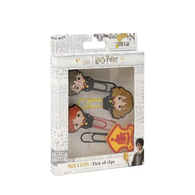 Harry Potter Büroklammer Harry Potter Clips große Büroklammern Geschenk (4er Set