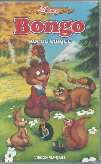 WALT DISNEY VHS BONGO CIRCUS KING VHS Pal Video Cassette New £8.99