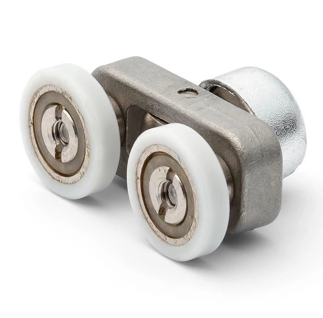1 X TWIN Shower Door Roller/Runners/Rollers 18mm Wheels Diameter