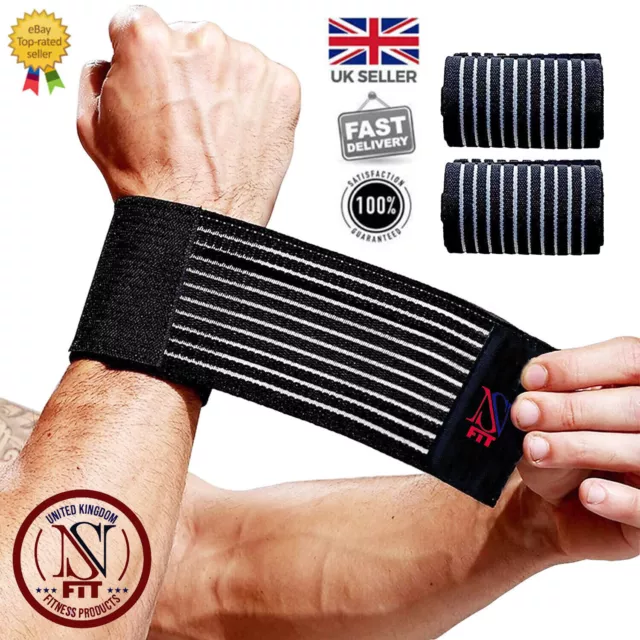 Wrist Support Brace Strap Adjustable Arthritis Tendon Sprain Stabilizer Ns Fit