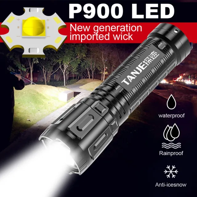 Mini LED flashlight built-in battery USB rechargeable flashlight For Camping
