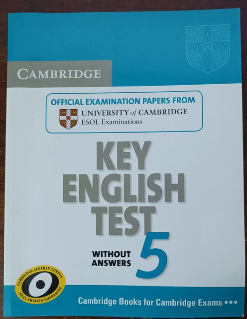 CAMBRIDGE KEY ENGLISH Test 5 Student's Book without answers - 2010 EUR ...