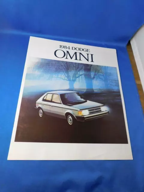 Dodge Omni 1984 Car Dealer Sales Brochure Advertising Vintage