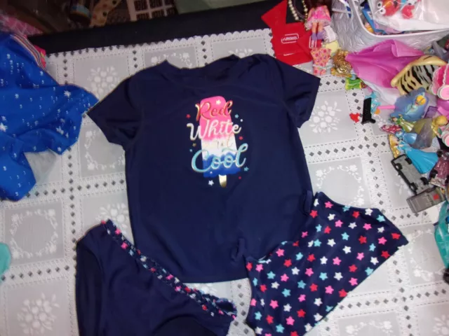 Beautiful 3 Piece Girls Size 10 - 12  Swim Suit...6.99