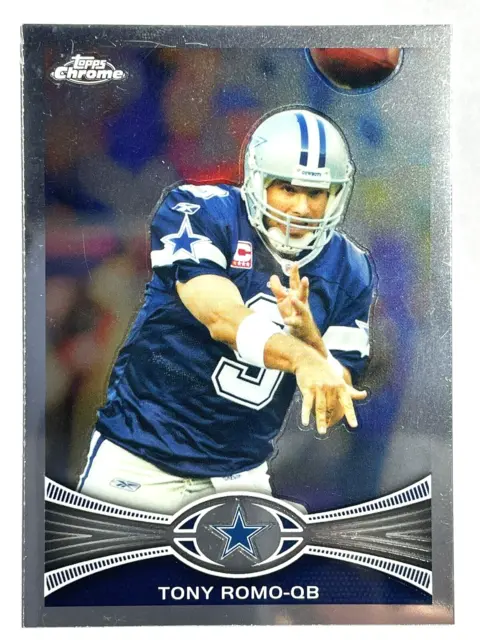 TONY ROMO Dallas Cowboys 2012 Topps Chrome Football Card #63