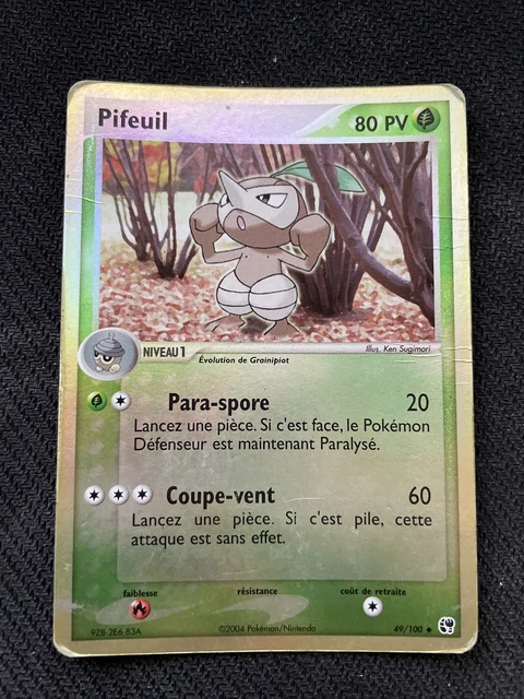 Pifeuil Reverse - Pokemon 49/100 Ex Tempete De Sable Correct Fr