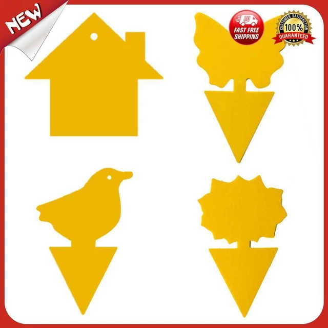 es 10pcs/Pack Pest Control Traps Sticky Board Outdoor Fly Stickers Glue Boards